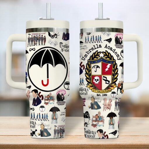 the umbrella academy tv series custom stanley quencher 40oz stainless steel tumbler pgacx 1