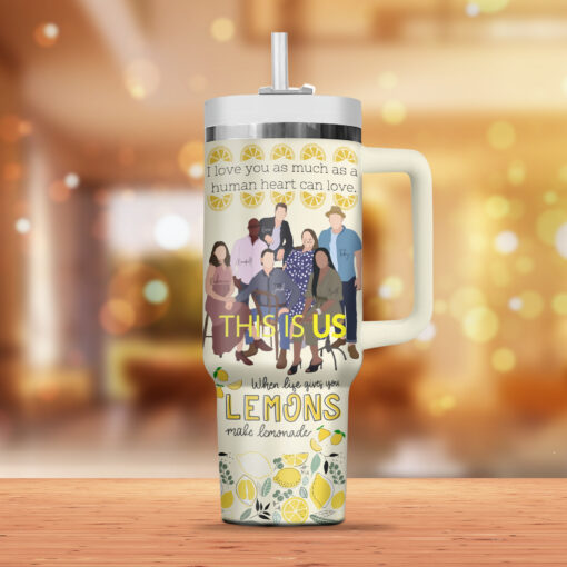 this is us tv series custom stanley quencher 40oz stainless steel tumbler ffyrb