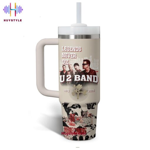 u2 music custom stanley quencher 40oz stainless steel tumbler with handle ndnef