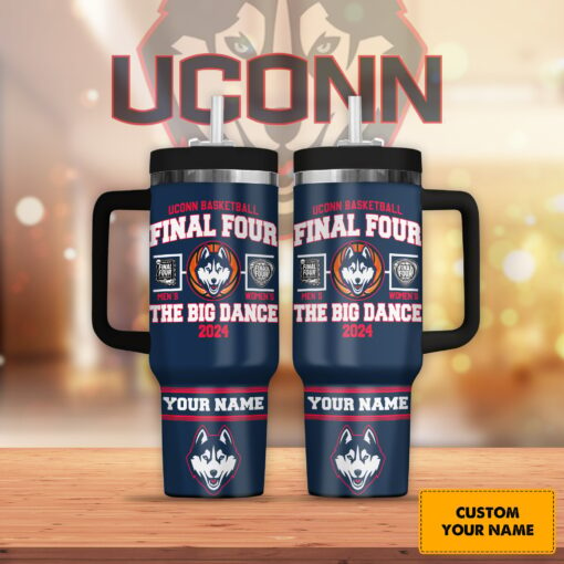 uconn huskies mens basketball ncaa custom stanley quencher 40oz stainless steel tumbler 4mpmn 1