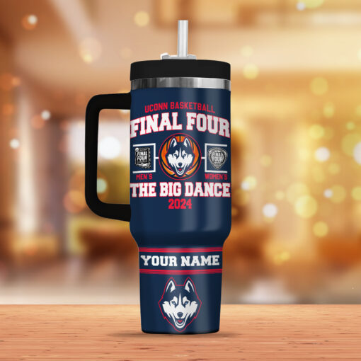 uconn huskies mens basketball ncaa custom stanley quencher 40oz stainless steel tumbler muyzz