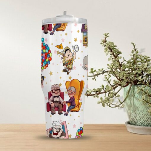 up disney cartoon custom stanley quencher 40oz stainless steel tumbler with handle osciv