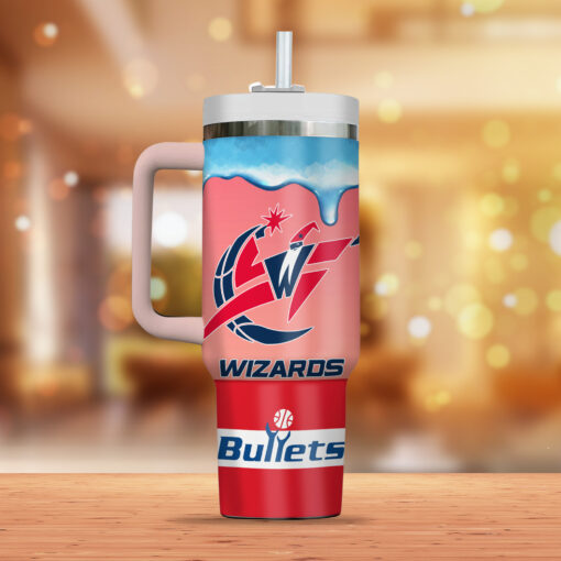 washington wizards nba custom stanley quencher 40oz stainless steel tumbler d5uzs