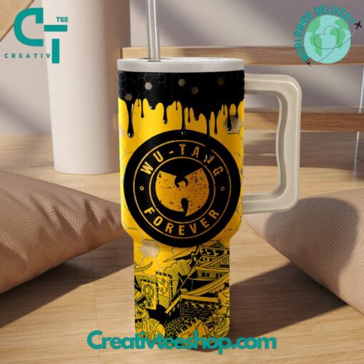 wu tang music custom stanley quencher 40oz stainless steel tumbler with handle pytpa