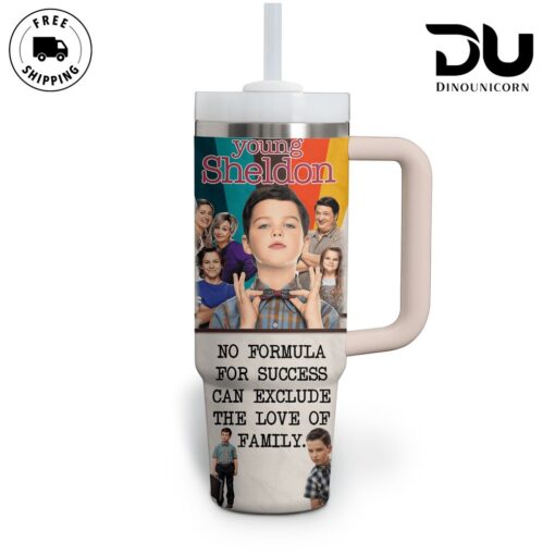 young sheldon tv series custom stanley quencher 40oz stainless steel tumbler with handle qnpzq