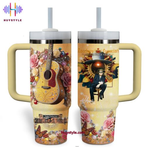 zucchero fornaciari music custom stanley quencher 40oz stainless steel tumbler with handle v83gi 1