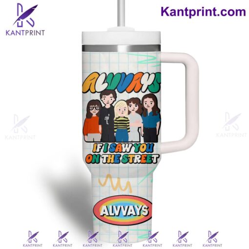 alvvays band music custom stanley quencher 40oz stainless steel at9vf