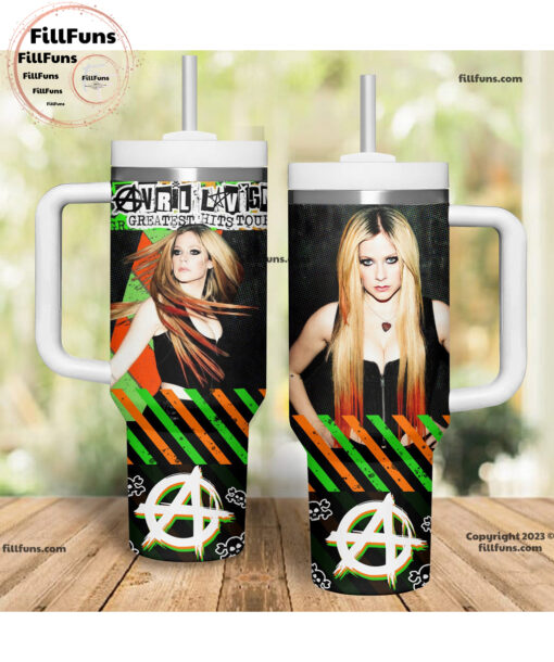 avril lavigne greatest hits tour music custom stanley quencher 40oz stainless steel tumbler with handle qjfqc