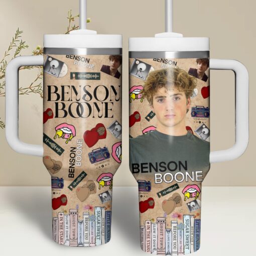 benson boone music custom stanley quencher 40oz stainless steel nnnkr