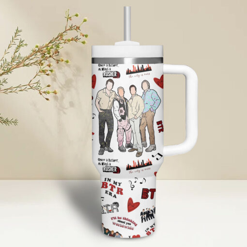 big time rush music custom stanley quencher 40oz stainless steel