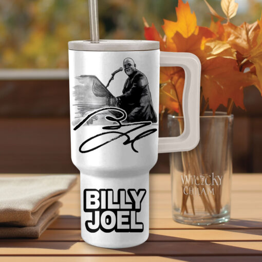 billy joel 2024 tour music custom stanley quencher 40oz stainless steel tumbler with handle iyfns