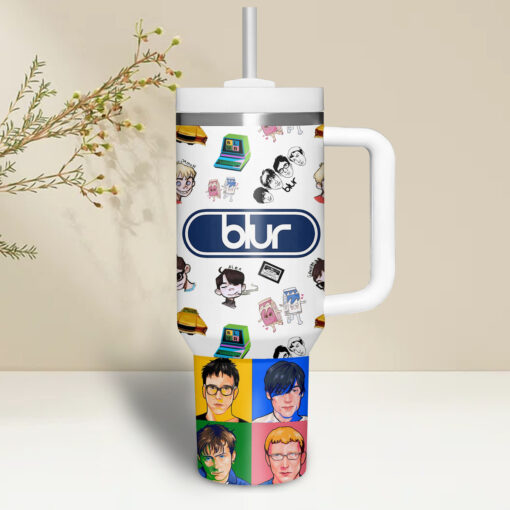 blur music custom stanley quencher 40oz stainless steel bmb9m