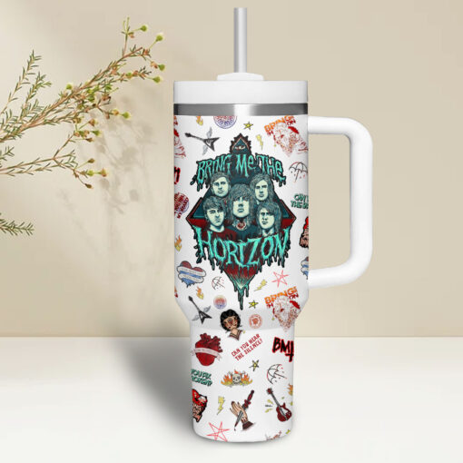 bring me the horizon music custom stanley quencher 40oz stainless steel zfu7c