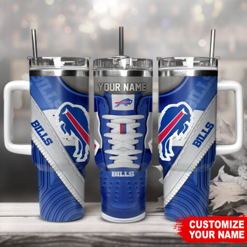 buffalo bills nfl sneaker custom stanley quencher 40oz stainless steel tumbler with handle r6dhq