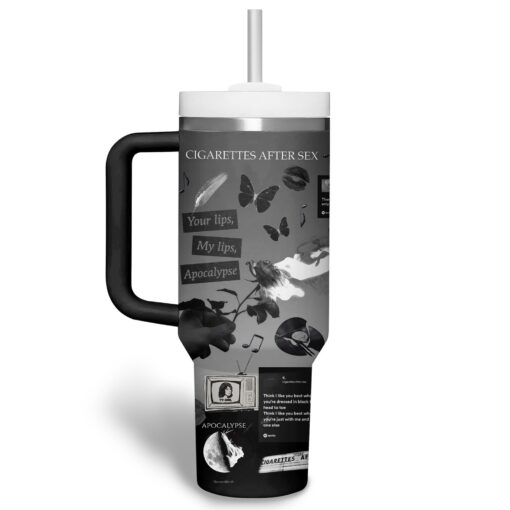 cigarettes after sex music custom stanley quencher 40oz stainless steel tumbler with handle ajvms