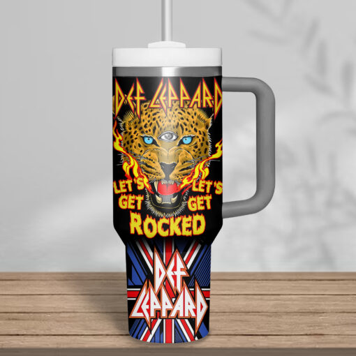 def leppard music custom stanley quencher 40oz stainless steel vcdgv