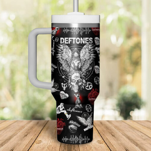 deftones music custom stanley quencher 40oz stainless steel 9lhh9