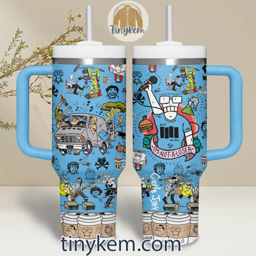 descendents and circle jerks tour music custom stanley quencher 40oz stainless steel tumbler with handle