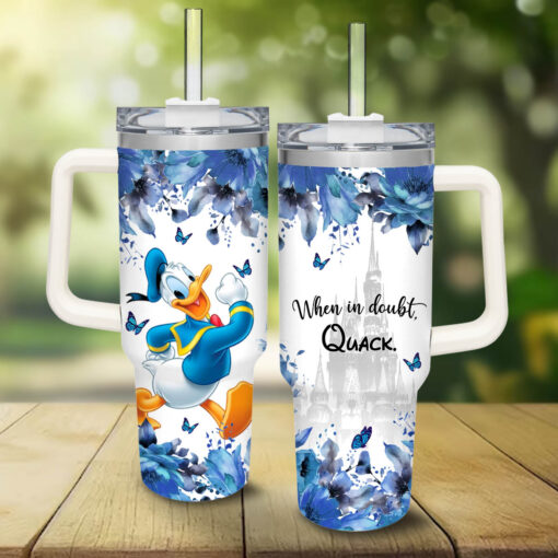 donald duck mickey mouse and friends cartoon custom stanley quencher 40oz stainless steel tumbler with handle vwil8 1