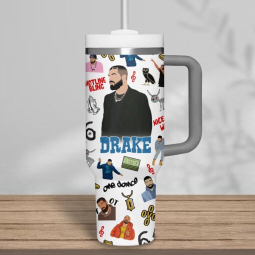 drake music custom stanley quencher 40oz stainless steel