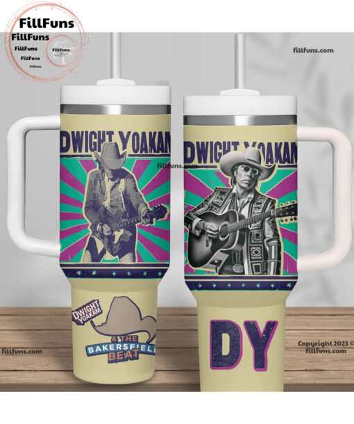 dwight yoakam the bakersfield beat music custom stanley quencher 40oz stainless steel tumbler with handle n6kcq