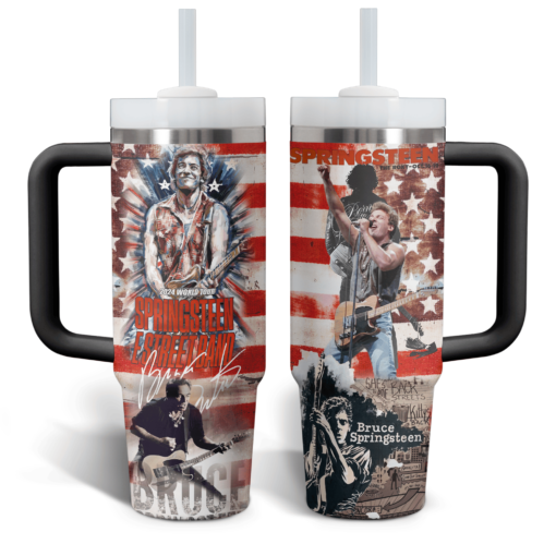 e street band music custom stanley quencher 40oz stainless steel tumbler with handle rwdsy