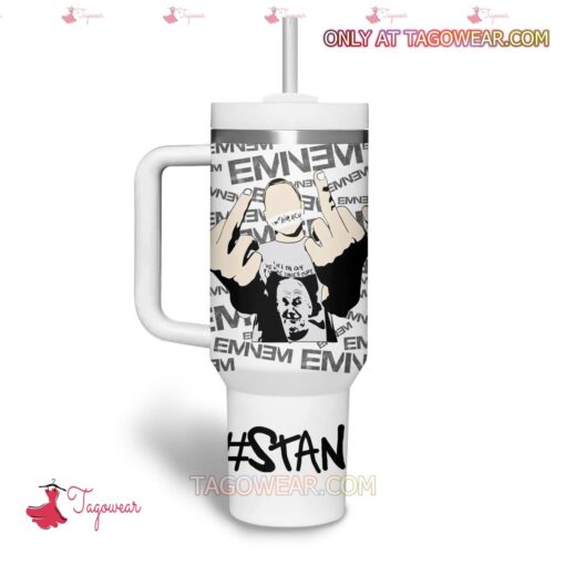 eminem slim shady music custom stanley quencher 40oz stainless steel remy1