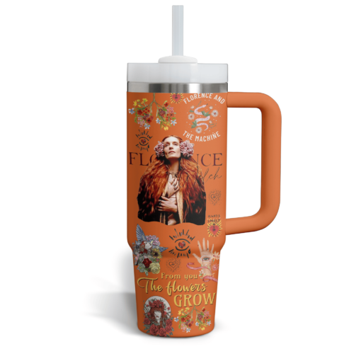 florence the machine music custom stanley quencher 40oz stainless steel tumbler with handle wdbtg