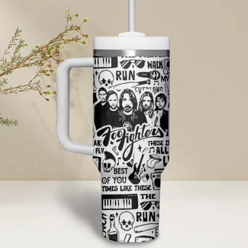 foo fighters music custom stanley quencher 40oz stainless steel g2wku