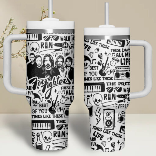 foo fighters music custom stanley quencher 40oz stainless steel r59wm 1