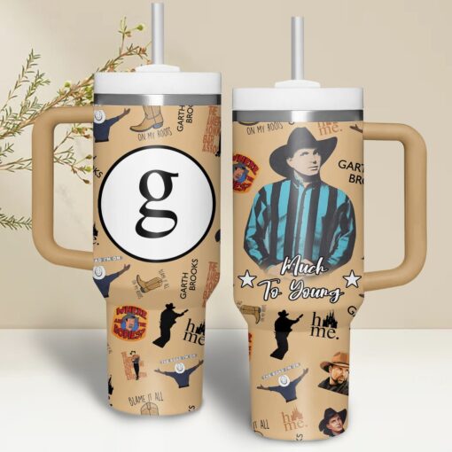 garth brooks music custom stanley quencher 40oz stainless steel cftfw 1