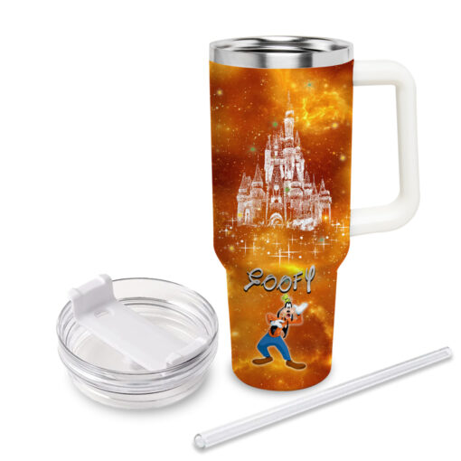 goofy mickey mouse and friends cartoon custom stanley quencher 40oz stainless steel tumbler with handle uqwn8