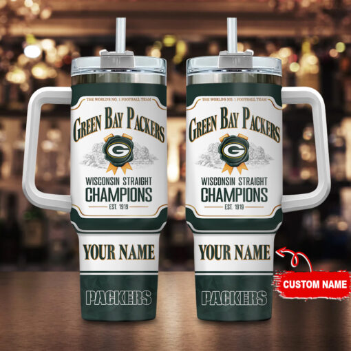 green bay packers nfl jim beam custom stanley quencher 40oz stainless steel tumbler with handle 3c6kl 1