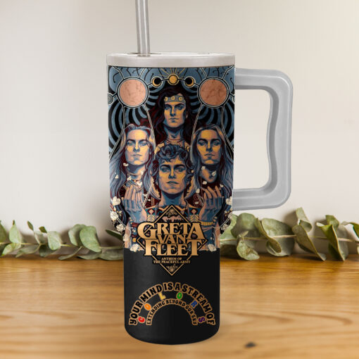 greta van fleet music custom stanley quencher 40oz stainless steel tumbler with handle p6chf