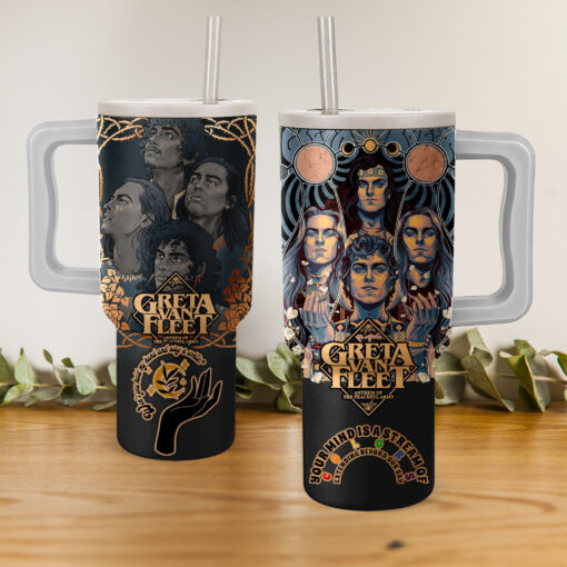 greta van fleet music custom stanley quencher 40oz stainless steel tumbler with handle wznja 1