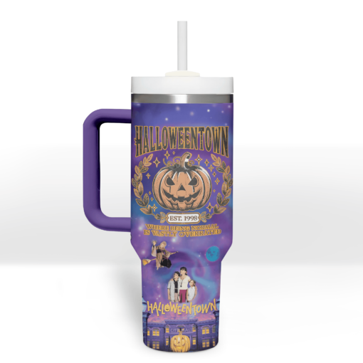 halloweentown tv series custom stanley quencher 40oz stainless steel tumbler with handle