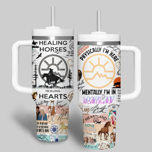 heartland tv series custom stanley quencher 40oz stainless steel tumbler with handle p2jao 1