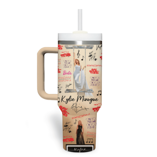 kylie minogue music custom stanley quencher 40oz stainless steel tumbler with handle 6hk2e