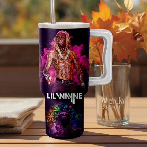 lil wayne music custom stanley quencher 40oz stainless steel tumbler with handle bcwbw