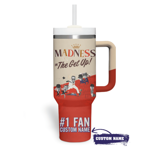 madness band music custom stanley quencher 40oz stainless steel tumbler with handle