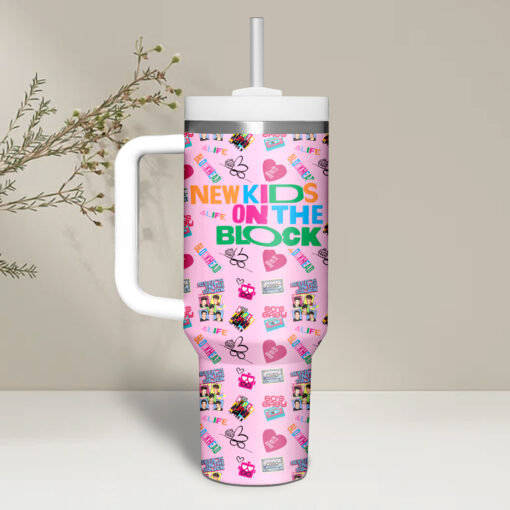 new kids on the block music custom stanley quencher 40oz stainless steel mmihr