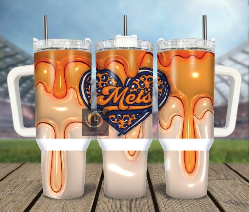 new york mets nfl custom stanley quencher 40oz stainless steel tumbler with handle ujgrl