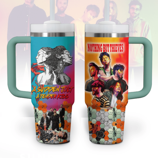 nothing but thieves music custom stanley quencher 40oz stainless steel tumbler with handle qtliq 1