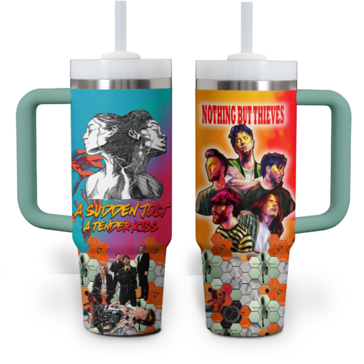 nothing but thieves music custom stanley quencher 40oz stainless steel tumbler with handle zs7el