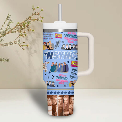 nsync music custom stanley quencher 40oz stainless steel mzfwl