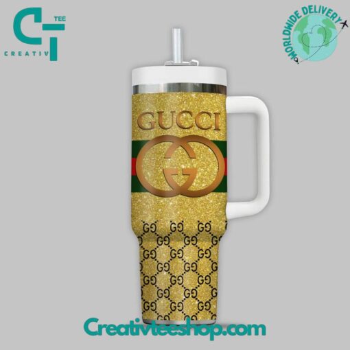 pearl jam x gucci music custom stanley quencher 40oz stainless steel tumbler with handle 1hll1