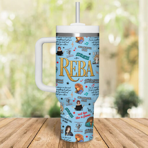 reba mcentire music custom stanley quencher 40oz stainless steel de34c