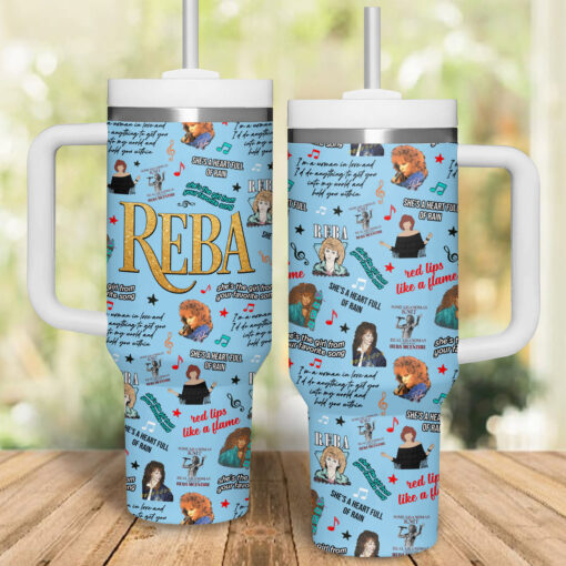 reba mcentire music custom stanley quencher 40oz stainless steel orgrj