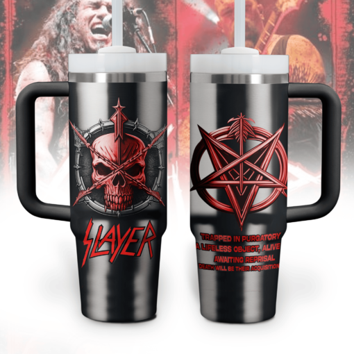 slayer musiccustom stanley quencher 40oz stainless steel tumbler with handle 0uefo 1