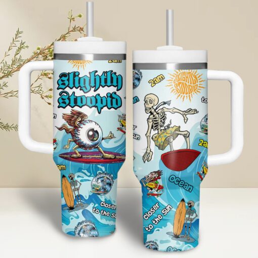 slightly stoopid music custom stanley quencher 40oz stainless steel 6at1t 1